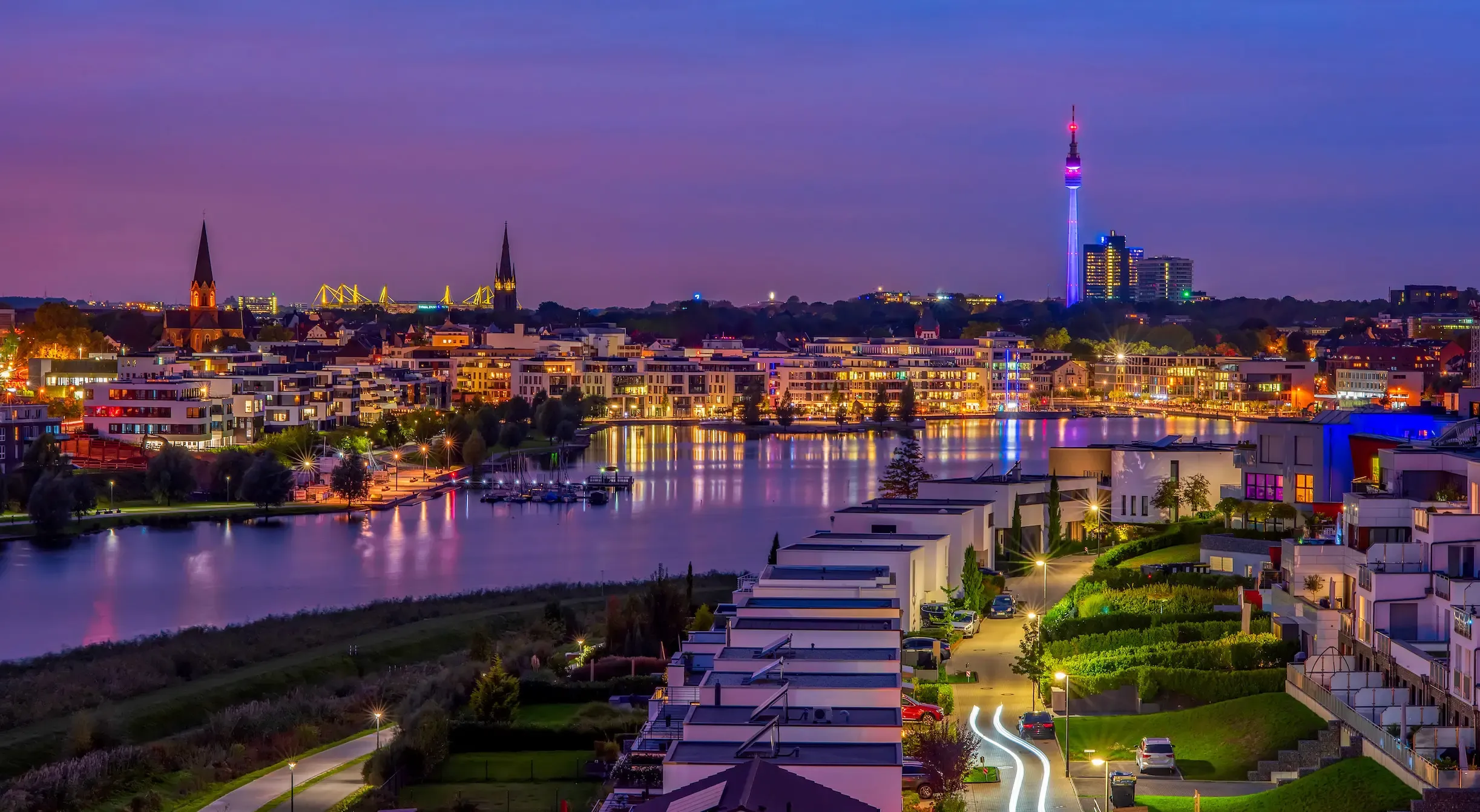 Dortmund am Abend